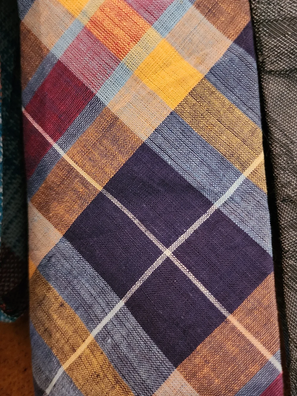 5pc Men’s Tie Lot Vintage Regal Wool-O-Wisp Hand Loomed Rooster Penguin